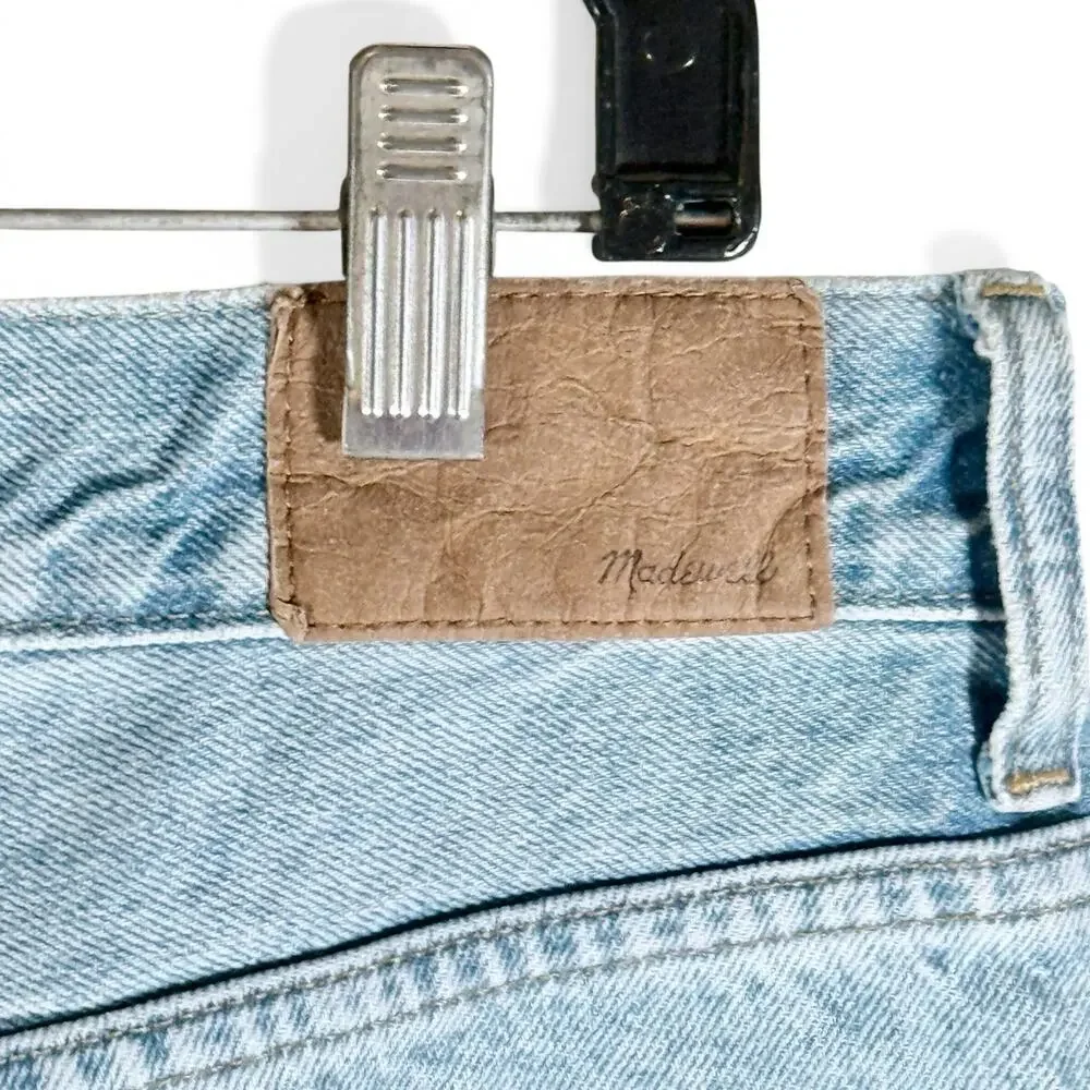 Madewell Lot 2 Women's 30 Low-Slung Straight Jeans 100% Cotton Denim Fair Trade - Picture 8 of 13